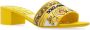 Dolce & Gabbana Gehakte pantoffels Karol Yellow Dames - Thumbnail 4