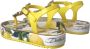 Dolce & Gabbana Gele Citroen Beachwear Flats Sandalen Yellow Dames - Thumbnail 4