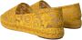 Dolce & Gabbana Gele Kant Espadrille Loafers Platte Schoenen Yellow Dames - Thumbnail 3