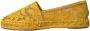 Dolce & Gabbana Gele Kant Espadrille Loafers Platte Schoenen Yellow Dames - Thumbnail 4
