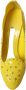 Dolce & Gabbana Gele Bloemen Kristallen Cinderella Hakken Yellow Dames - Thumbnail 8