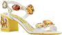Dolce & Gabbana Gele Sandalen met Majolica Detail Multicolor Dames - Thumbnail 2