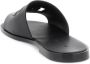 Dolce & Gabbana Gestikte leren slides met uitgesneden details Black Heren - Thumbnail 17