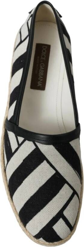 Dolce & Gabbana Gestreepte Canvas Espadrilles Mondello Schoenen Multicolor Dames