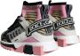 Dolce & Gabbana Gestreepte zool sneakers Multicolor Italië vakmanschap Multicolor Dames - Thumbnail 5