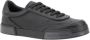 Dolce & Gabbana Gestructureerde leren vetersneakers met merkhak Black Heren - Thumbnail 2