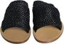 Dolce & Gabbana Gevlochten Raffia Slides in Beige Black Heren - Thumbnail 2