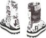 Dolce & Gabbana Gewatteerde bedrukte nylon laarzen Multicolor Dames - Thumbnail 3