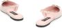 Dolce & Gabbana Gouden Metalen Logo Slingback Ballet Flats Pink Dames - Thumbnail 4