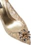 Dolce & Gabbana 'Bellucci' lace pumps Metallic - Thumbnail 5