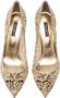 Dolce & Gabbana Gouden Bellucci Kant Lurex Pumps met Kristallen Yellow Dames - Thumbnail 6