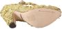 Dolce & Gabbana Gouden Bloemen Kristal Versierde Pumps Yellow Dames - Thumbnail 9