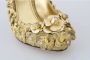 Dolce & Gabbana Gouden Bloemen Kristal Versierde Pumps Yellow Dames - Thumbnail 12