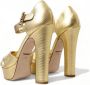 Dolce & Gabbana Gouden Crystal Platform Sandalen Yellow Dames - Thumbnail 5