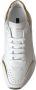Dolce & Gabbana Gouden Leren Lage Sneakers met Logo Details White Heren - Thumbnail 3