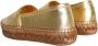 Dolce & Gabbana Gouden Leren Loafers Platte Espadrilles Schoenen Yellow Dames - Thumbnail 11