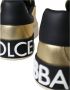 Dolce & Gabbana Portofino sneaker van kalfsleer met metallic details - Thumbnail 6