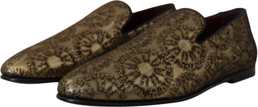 Dolce & Gabbana Gouden Loafers voor Heren Multicolor Heren