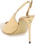 Dolce & Gabbana Gouden Metalen Monogram Leren Pumps Yellow Dames - Thumbnail 2