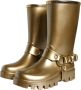 Dolce & Gabbana Gouden metallic PVC regenlaarzen Yellow Dames - Thumbnail 11