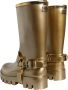 Dolce & Gabbana Gouden metallic PVC regenlaarzen Yellow Dames - Thumbnail 12