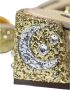 Dolce & Gabbana Gouden Pailletten Leren Hakken Sandalen Yellow Dames - Thumbnail 13
