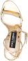 Dolce & Gabbana Gelamineerde leren sandalen met charme Yellow Dames - Thumbnail 3