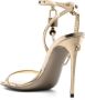 Dolce & Gabbana Gelamineerde leren sandalen met charme Yellow Dames - Thumbnail 4