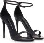 Dolce & Gabbana Keira Line Glanzende Leren Sandalen Gray Dames - Thumbnail 8