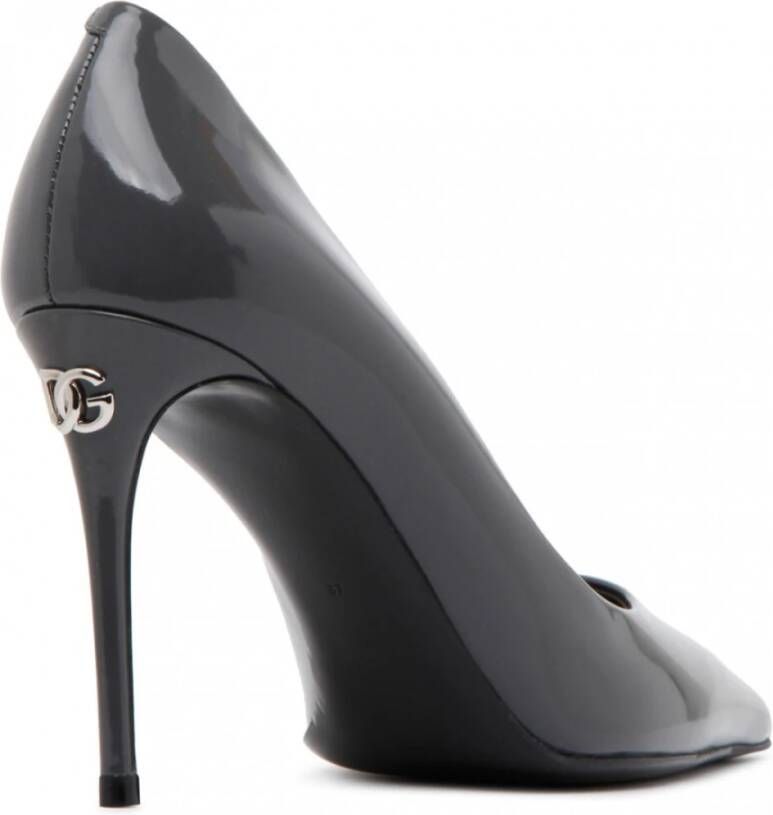 Dolce & Gabbana Grijze puntige hoge hakken pompen Gray Dames