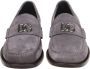 Dolce & Gabbana Grijze Suede Loafers met Metalen DG Logo Gray Heren - Thumbnail 3