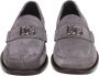 Dolce & Gabbana Grijze Suede Loafers met Metalen DG Logo Gray Heren - Thumbnail 8