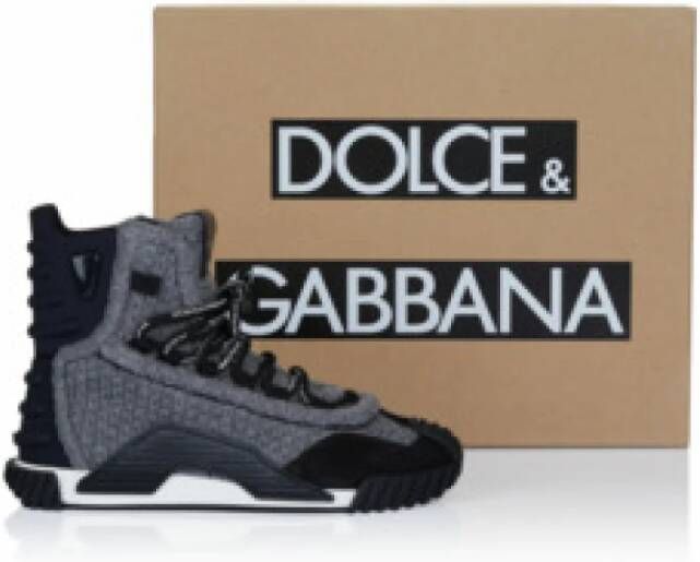 Dolce & Gabbana Grijze Unisex Sneaker Comfortabel en Stijlvol