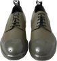 Dolce & Gabbana Groene Leren Jurkschoenen met Logo Green Heren - Thumbnail 2