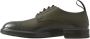 Dolce & Gabbana Groene Leren Jurkschoenen met Logo Green Heren - Thumbnail 4