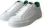 Dolce & Gabbana Elegante Portofino Leren Sneakers White Heren - Thumbnail 11