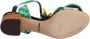 Dolce & Gabbana Groene Sandalen met Kristallen en Bont - Thumbnail 2
