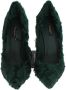 Dolce & Gabbana Groene Xiangao Lamsvacht Leren Pumps Green Dames - Thumbnail 5