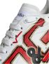 Dolce & Gabbana Handgeschilderde Leren Sneakers Rode Details Multicolor Heren - Thumbnail 6