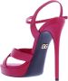 Dolce & Gabbana Happy Garden Dames Sandalen Pink Dames - Thumbnail 2