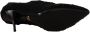 Dolce & Gabbana Zwarte Stiletto Hakken Mid Kalf Dameslaarzen Black Dames - Thumbnail 6