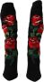 Dolce & Gabbana Rode Rozen Stretch Booties Schoenen Multicolor Dames - Thumbnail 6