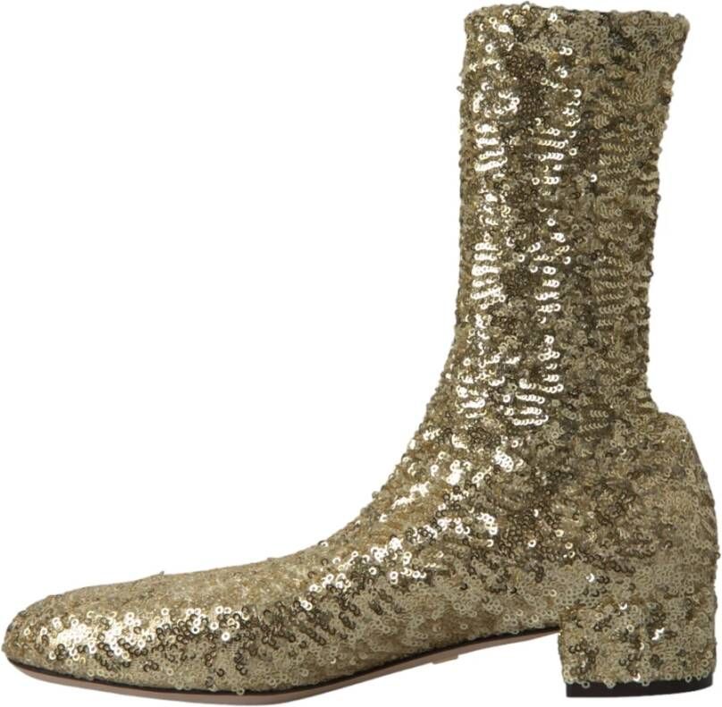Dolce & Gabbana Heeled Boots Yellow Dames