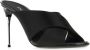Dolce & Gabbana Zwarte Satijnen Sandalen met Metalen Hak Black Dames - Thumbnail 2