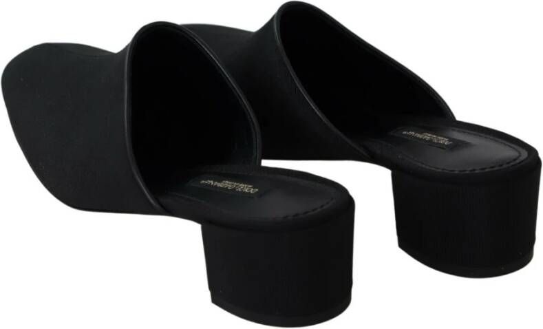 Dolce & Gabbana Heeled Mules Black Dames