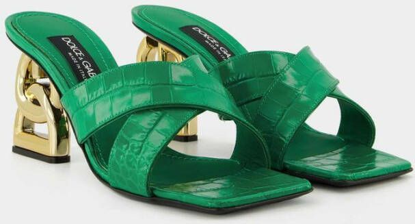 Dolce & Gabbana Hakken muilezels Groen Dames