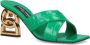 Dolce & Gabbana Chunky Sneakers Zerba Verde Leer Green Dames - Thumbnail 3