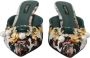 Dolce & Gabbana Slip On Sandalen met Multicolor Kristalversiering Multicolor Dames - Thumbnail 2