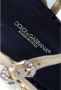 Dolce & Gabbana Zwarte Gouden Leren Studs Enkelband Schoenen Multicolor Dames - Thumbnail 8