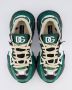 Dolce & Gabbana Groen Witte Sneakers met Verwijderbaar Logo Multicolor Heren - Thumbnail 4